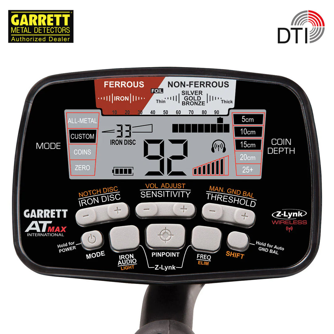 Garrett AT MAX mit Pointer | DTI Metalldetektor Set