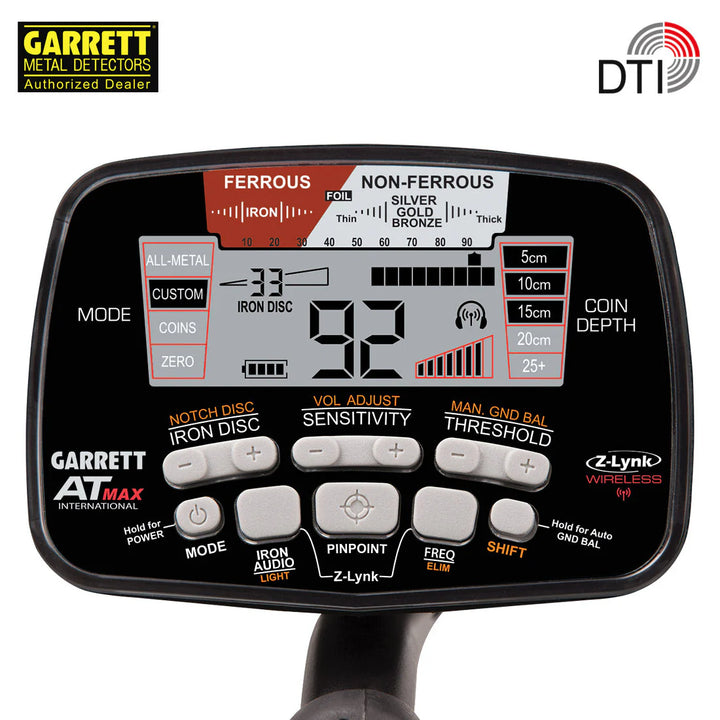 Garrett AT MAX mit Pointer | DTI Metalldetektor Set