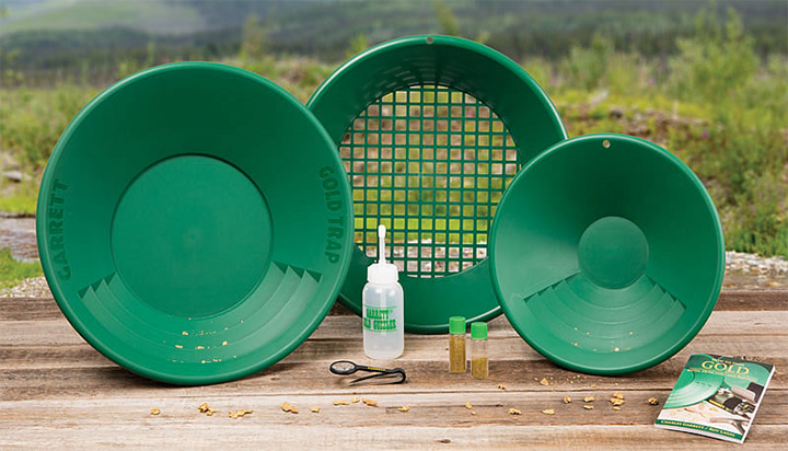 Garrett Goldwaschpfannen | Gold Pan Kit Profi Set
