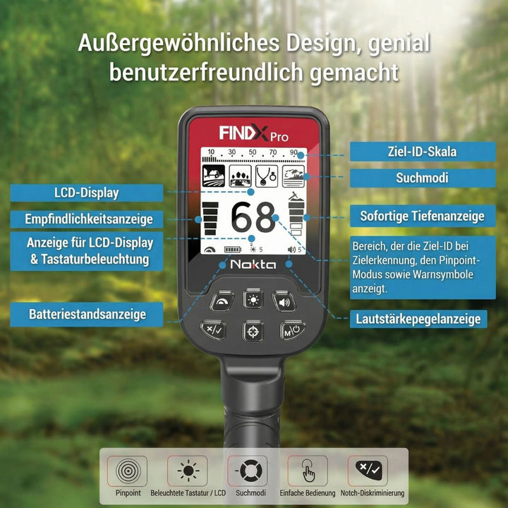 Nokta FINDX PRO Metalldetektor