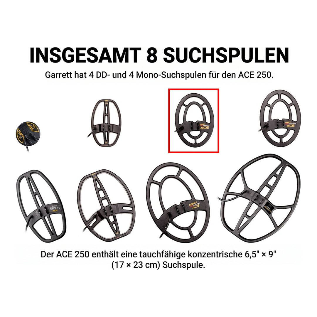 Ace 250 Package mit Tragetasche und Kopfhörer