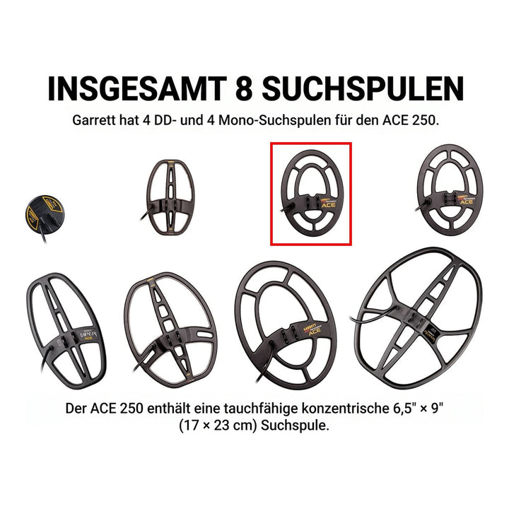 Ace 250 Package mit Tragetasche und Kopfhörer