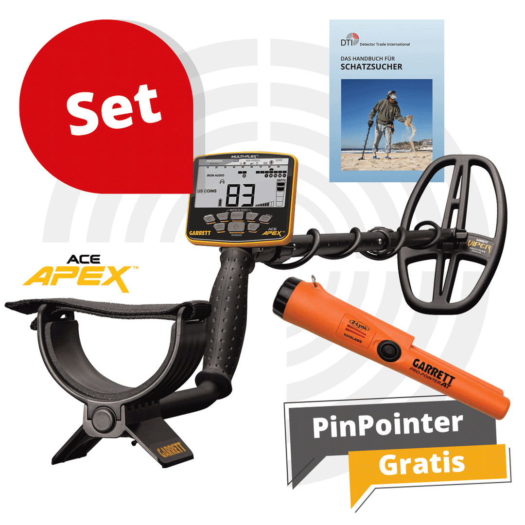 Garrett ACE Apex | DTI Metalldetektor Set