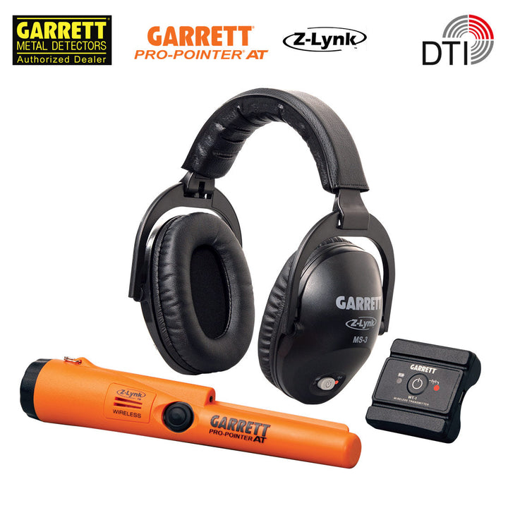 Garrett Pro-Pointer AT Z-Lynk und Kopfhörer MS-3 | Kit